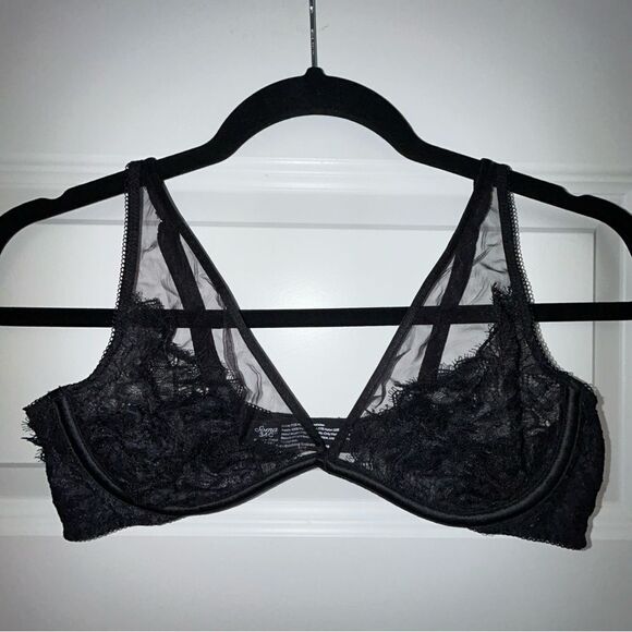 Soma Breathtaking Underlined Unlined Plunge Lace Bra - Picture 1 of 4